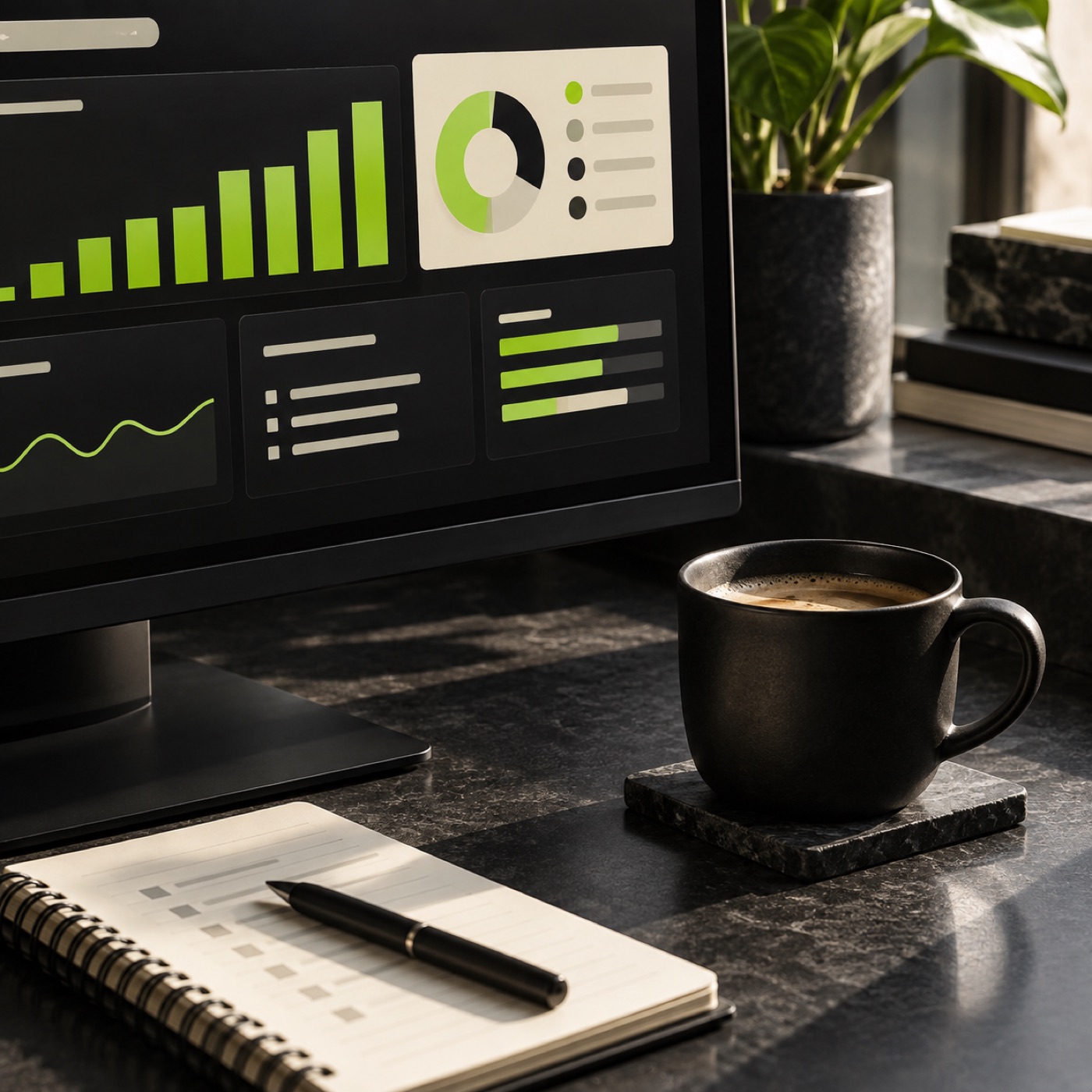 Illustrative campaign review dashboard